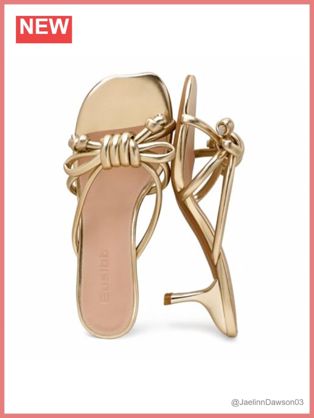 Luxury Heeled Mule Sandals Open Toe Dressy Slip On Slides